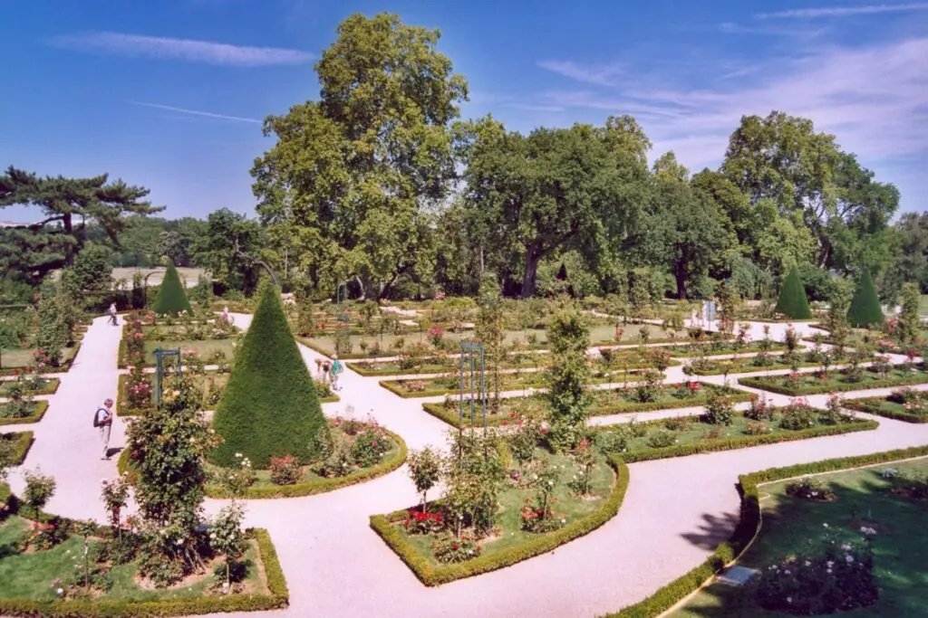 Bagatelle Rose Garden, France, magical rose garden