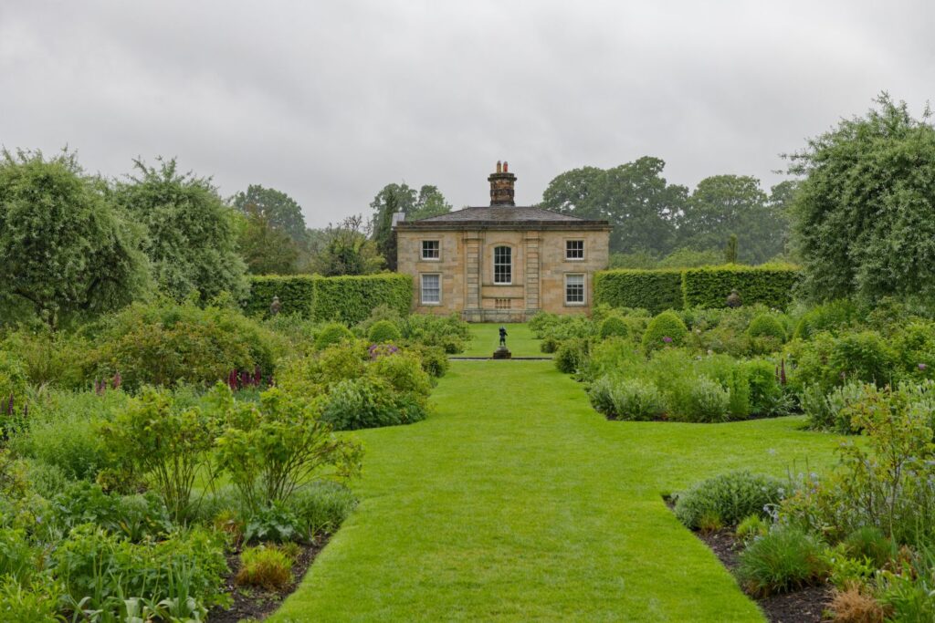 Castle Howard, United Kingdom, magical rose garden