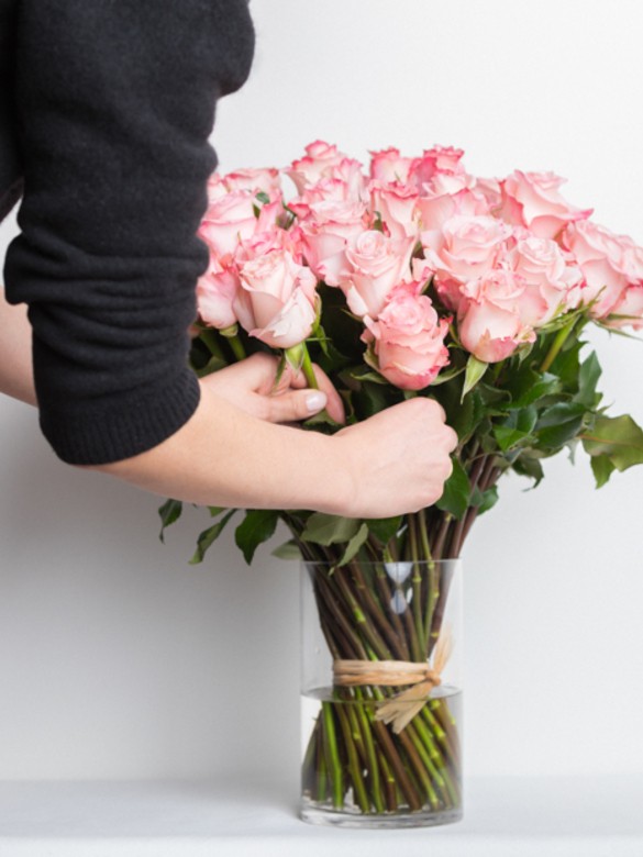Buy Pastel Rose Fresh Flower Bouquet in Gift Bag from the Next UK online  shop